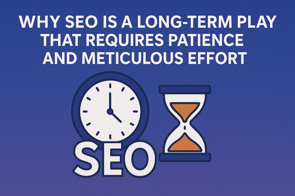Why SEO ia a long-term play
